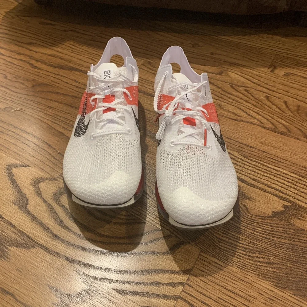 Nike Air Zoom Red White Victory EK Eliud Kipchoge Spikes Mens Size 12 FJ0668-100